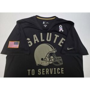 Cleveland Browns Nike Shirt Mens XL Salute To Service Short Sleeve Limited Use